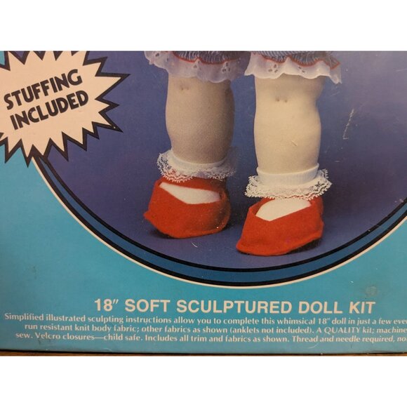 Soft Sculptures 18 inch Poppy Doll Quick Craft Kit New - Picture 3 of 3